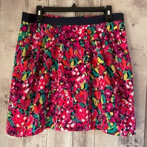 Lilly Pulitzer Wild Confetti Skirt Size 14